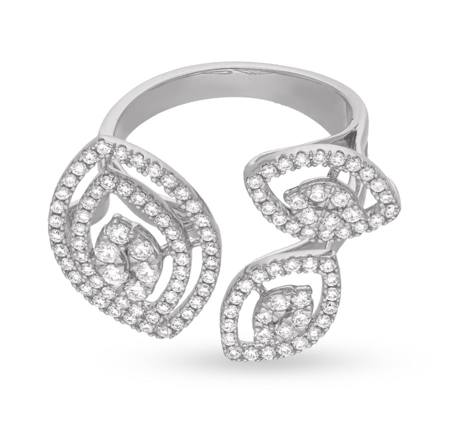 Повседневное кольцо из розового золота круглой формы с багетом и красным рубином и бриллиантами